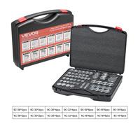 VEVOR DIN Raccordi Idraulici 64 PZ Kit di Raccordi per Tubi Flessibili Tubazioni