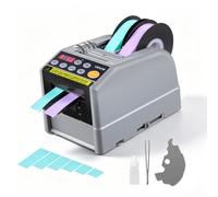 VEVOR Dispenser Automatico per Nastro 220 V, Lunghezza Taglio fino a 999 mm, Taglierina Elettrica per Nastri Decorativi Larghi tra 6 e 60 mm, Doppio Nastro, Ideale per Imballaggio, Spedizioni e Regali