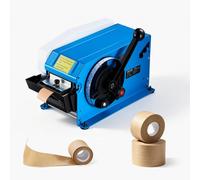 VEVOR Dispenser Manuale per Nastro Attivato ad Acqua Lunghezza 10,2-101,6cm, Taglierina Manuale per Nastro Gommato, Larghezza tra 40 e 100 mm, Ideale per Nastri Kraft, Sigillatura Cartoni e Scatole