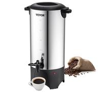 VEVOR Dispenser per Caffè Bevande Calde in Acciaio Inossidabile 1000W per Hotel Bar Buffet Cavo Staccabile, Bollitore Distributore per Caffè Tè Bevande Calde Elettrico Commerciale in Acciaio Inox