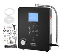 VEVOR Dispositivo Ionizzatore Alcalino Acqua Schermo LCD PH 3-11,2, Macchina Ionizzatore Alcalino per Acqua Uso Domestico 9000L ORP da +500 a -800 mV, Set Ionizzatore Acqua Uso Quotidiano Caffè Tè