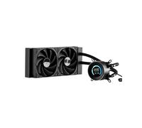 VEVOR Dissipatore di Calore a Liquido per AIO CPU, 2 Ventole PWN Raffreddamento da 120 mm e Pompa, con Display LCD da 283 x 120 x 56 mm, per Intel 115X/1366/2011/1700/1200, AMD AM4/AM5