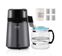 VEVOR 4L Distillatore d'Acqua Macchina per Acqua Distillata 1L/h 750W Domestica