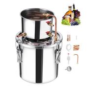 VEVOR Distillatore di Alcool 11,4 L Kit Completo Distillazione in Acciaio Inox