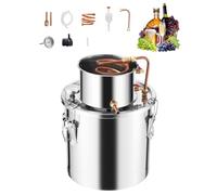 VEVOR Kit Distillatore per Acqua Alcol in Acciaio Inox Fusto 19 L da Casa
