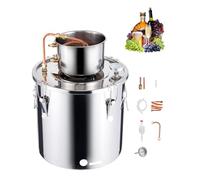 VEVOR Distillatore di Alcol Acqua Kit Fermentazione Birra Vino Capienza ca. 30L