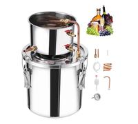VEVOR Distillatore di Alcool 11,4 L Kit Completo Distillazione in Acciaio Inox