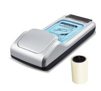 VEVOR Distributore Automatico di Copriscarpe, per Taglie Fino a US 11, Macchina Automatica per Pellicole per Scarpe con 1 Rotolo, 600 Pezzi, di Membrana Monouso Antiscivolo, Uso Interno, Argento