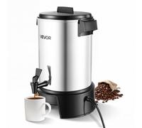 VEVOR Distributore Bevande Calde Caffè Elettrico 250x270x370 mm Capacità 4,5 L, Caffettiera con Rubinetto Antigoccia 1190 W, Controllo Automatico di Temperatura, Erogatore Caffè Tè Vin Brulè, Hotel