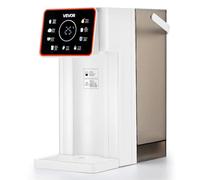 VEVOR Distributore di Acqua Calda Istantanea con 6 Temperature Regolabili, Distributore di Acqua Bollente, 8 Volumi d'Acqua e Serbatoio dell'Acqua Rimovibile 3 L con Schermo Tattile e Blocco Bambini