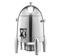 VEVOR Distributore di Bevande, 12 L per Feste, Contenitore di Succhi in Acciaio Inox con Bruciatore ad Alcol, Bevande Calde e Fredde con Rubinetto per Caffè, Tè, Acqua Calda, per Ristoranti Hotel