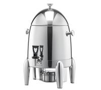 VEVOR Distributore di Bevande, 12 L per Feste, Contenitore di Succhi in Acciaio Inox con Bruciatore ad Alcol, Bevande Calde e Fredde con Rubinetto per Caffè, Tè, Acqua Calda, per Ristoranti Hotel