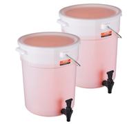 VEVOR Distributore per Bevande per Feste da 19 Litri, Dispenser Succo, Plastica con Rubinetto Coperchio, Dispenser di Acqua per Tè Freddo, Succo di Limonata, Ristoranti Hotel Feste, Confezione da 2