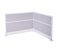 VEVOR Divisori per la Privacy, Confezione da 2, Pareti Divisorie per Ambienti 1,83 m x 1,22 m, in PET con Coperture per Prese, Pannelli per la Privacy Indipendenti per Ufficio, Biblioteca, Scuola