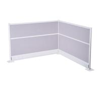 VEVOR Divisori per la Privacy, Confezione da 2, Pareti Divisorie per Ambienti 1,83 m x 1,22 m, in PET con Coperture per Prese, Pannelli per la Privacy Indipendenti per Ufficio, Biblioteca, Scuola