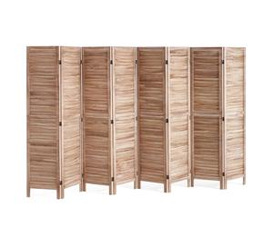 VEVOR Divisorio in legno, 8 pannelli pieghevole, per privacy, 167,9 cm, divisore decorativo portatile, per separazione stanza, casa, ufficio, ristorante, camera da letto