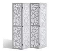 VEVOR Divisorio in Legno per Ambienti 4 Pannelli, Divisorio in Legno Intagliato per Interni, Alto 1700 mm Divisorio Decorativo Portatile, per Separazione di Ambienti, Casa, Ristorante, Camera da Letto