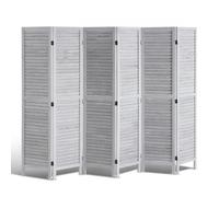 VEVOR Divisorio in Legno per Ambienti a 6 Pannelli, Divisorio in Legno Intagliato con persiane per interni, Alto 1700 mm Divisorio Decorativo Portatile, per Separazione di Ambienti, Camera da Letto