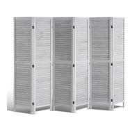 VEVOR Divisorio in Legno per Ambienti a 6 Pannelli, Divisorio in Legno Intagliato con persiane per interni, Alto 1700 mm Divisorio Decorativo Portatile, per Separazione di Ambienti, Camera da Letto