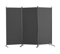 VEVOR Divisorio per Ambienti, Divisori per Ambienti a 3 Pannelli e Schermi Pieghevoli per Privacy, Divisori per Ambienti in Tessuto per Ufficio, Camera da Letto, Sala da Pranzo, Indipendenti, Grigio