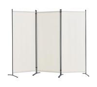VEVOR Divisorio per Ambienti, Divisori per Ambienti a 3 Pannelli e Schermi Pieghevoli per Privacy, Divisori per Ambienti in Tessuto per Ufficio, Camera da Letto, Sala da Pranzo, Indipendenti, Bianco