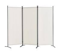 VEVOR Divisorio per Ambienti, Divisori per Ambienti a 3 Pannelli e Schermi Pieghevoli per Privacy, Divisori per Ambienti in Tessuto per Ufficio, Camera da Letto, Sala da Pranzo, Indipendenti, Bianco