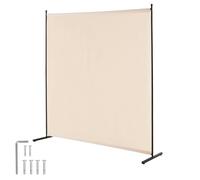 VEVOR Divisorio per Stanze a Pannello Singolo, Schermo per la Privacy 1810 x 1815 x 500 mm, Separatore di Stanze per Ufficio, Camera da Letto, Beige