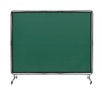 VEVOR Divisorio Saldatura Tenda Protezione in Vinile Ignifugo 1,8x2,4 m Verde