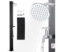 VEVOR Doccia Solare da Giardino 35 L con Portasapone Altezza 195 cm per Piscina