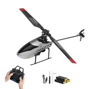 VEVOR Elicottero RC, Elicottero Radiocomandato a Elica Singola, 2,4 GHz Aeroplano RC a 4 Canali, Autonomia di Volo di 39 Minuti, Decollo Atterraggio con un Solo Tasto e Giroscopio per Bambini