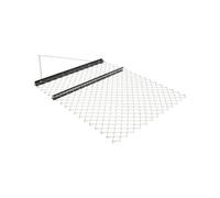 VEVOR Erpice a Trascinamento a Catena, Realizzato in Acciaio Q235, Accessori per Trattori UTV per Livellamento del Paesaggio Manto Erboso, Erpice per Vialetto, Nero 1520 x 1240 x 57 mm