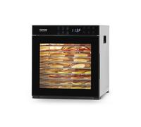 VEVOR Essiccatore per Alimenti, 10 Vassoi in Acciaio Inox, Essiccatore Elettrico per Alimenti da 1000 W con Temperatura Regolabile e Timer da 24 Ore, per Carne Secca, Frutta, Verdura, Erbe Aromatiche