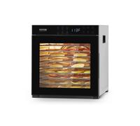 VEVOR Essiccatore per Alimenti, 10 Vassoi in Acciaio Inox, Essiccatore Elettrico per Alimenti da 1000 W con Temperatura Regolabile e Timer da 24 Ore, per Carne Secca, Frutta, Verdura, Erbe Aromatiche
