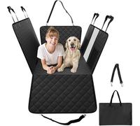 VEVOR Estensione per Sedile Posteriore per Cani, Amaca per Cani Coprisedile per Cani con Fondo Rigido Sedile Posteriore 1310 x 630 mm, 158,7 kg, con Finestra a Rete e Tasca Portaoggetti per Auto, SUV