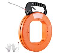 VEVOR Estrattore di Filo, Nastro per Pesca, 30,5 m, 6,35 mm, in Acciaio e Maniglia Ottimizzati, Strumento di Estrazione Filo, Pesca Tape Strumenti e Condotti Elettrici Non Conduttivo