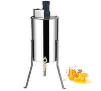 VEVOR Estrattore di Miele Elettrico 140 W Centrifuga Separatore di Miele in Acciaio Inossidabile con Coperchio Dimensioni Adatte per Nido d'Api Profondo 48 x 23 cm Medio 48 x16 cm Altezza Regolabile