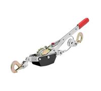 VEVOR Estrattore Elettrico a Cricchetto, Capacità di Trazione 2 T Cavo in Acciaio 3,7 m 2 Ganci, Utensile di Trazione a Cricchetto per Impieghi Gravosi, Attrezzo di Trazione per Cavi di Sollevamento