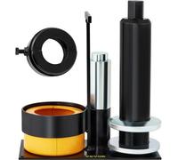 VEVOR Estrattore per cuscinetti portante e pignone, compatibile con cuscinetti, strumento estrattore pignone con 2 conchiglie, estrattore per cuscinetti portante a conchiglia in acciaio 45# per ripara