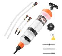 VEVOR Estrattori di Liquidi per Veicoli da 1,5 L, Pompa di Aspirazione Manuale per Fluidi per Autoveicoli, Siringa per Olio con Tubo Lungo e Tubi di Prolunga, Pompa di Aspirazione per Tosaerba, Auto