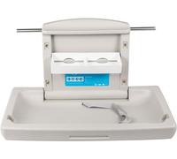 VEVOR Fasciatoio per Bambino, Fasciatoio da Parete, Fasciatoio da Muro, Fasciatoio Pieghevole, Fasciatoio per Pannolini per Bambini, Capacità di Carico 33LBS, Colore Grigio