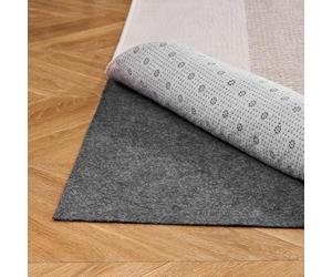 VEVOR Ferma Tappeto Antiscivolo da 3048 x 4267,2 x 3 mm con Cuscino in Feltro a Doppia Superficie e Antiscivolo in Gomma, Protezione per Pavimenti in Legno per Tutti i Pavimenti, Finiture