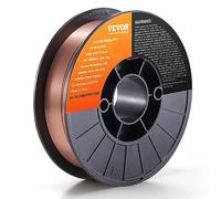 VEVOR Filo per Saldatura MIG Diametro 0,9mm Bobina di Filo per Saldatrici MIG 5KG Portatile in Acciaio Morbido 200 mm, Filo di Saldatura Trazione Massima tra 490-670 MPa per Saldatrici MIG con Bobina