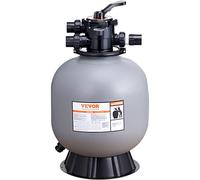 VEVOR Filtro per Sabbia,56 cm, Portata Fino a 55 gpm, Sistema di Filtro a Sabbia per Piscina Fuori Terra con valvola Multi-Porte a 7 Vie, Filtro, Lavaggio a controcorrente, risciacquo, ricircolo