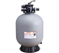 VEVOR Filtro a Sabbia, 24 Pollici, Portata Fino a 65 GPM, Sistema di filtraggio a Sabbia per Piscine Fuori Terra con valvola multiporta a 7 Vie, Filtro, controlavaggio, risciacquo