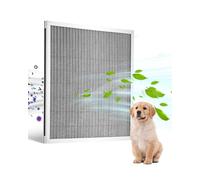 VEVOR Filtro Aria Elettrostatico Sostenibile, Lavabile e Riutilizzabile, in Alluminio, Forno AC/HVAC, MERV 8, Lunga Vita Utile, Casa o Ufficio più sani, 501,65 x 501,65 x 20,8 mm, Argento, 1 pz