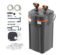 VEVOR Filtro per Acquario 225GPH, Canister a 2 Stadi 55 Galloni, Ultra Silenzioso Con Protezione UV, Sommergibile Con Funzioni Multiple, 10 W