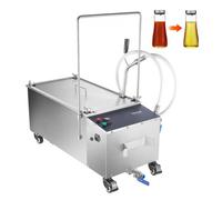 VEVOR Filtro olio friggitrice Sistema di filtraggio cucina Capacità 55 litri