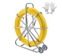 VEVOR Estrattore per Cavi a Nastro in Fibra di Vetro 200 m 7,9 mm Non Conduttivo