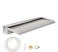 VEVOR Fontana a Cascata Piscina in Acciaio Inox da 60 x 33 x 8 cm Lama a Cascata