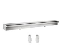 VEVOR Fontana per Piscina a Cascata 59,1 x 4,5 x 3,1 Pollici Fontana per Piscina Rettangolare Costruita in Acciaio Inossidabile Laghetto per Cascata